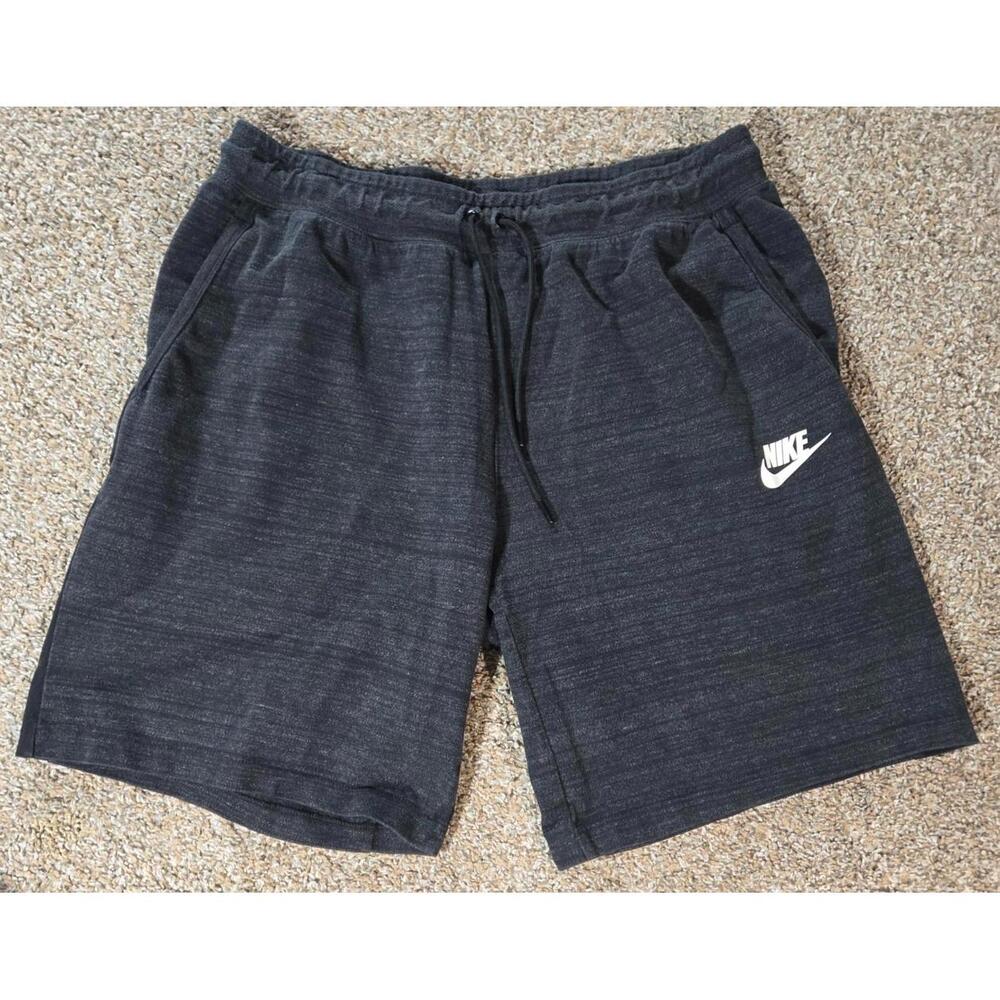 Nike Shorts Men’s 2XL Athletic Heather Gray Side Zip Pocket
